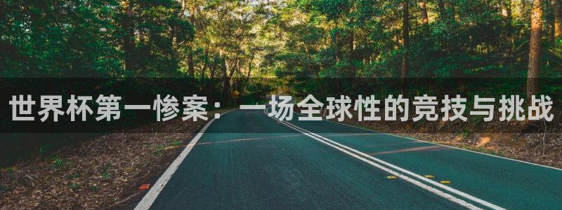 世界杯亚洲区预选赛赛程：世界杯第一惨案：一场全球性的竞技与挑战